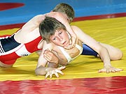 Ricardo Mülders erkämpfte sich den Titel bei der C - Jugend im Limit bis 50 kg.