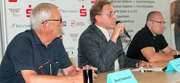 Am  16. August präsentierte der 1. Luckenwalder SC in der Pressekonferenz das Bundesliga-Team 2013